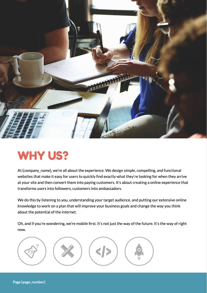 Web Design Proposal Template